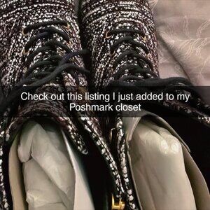 Tory burch laced boot